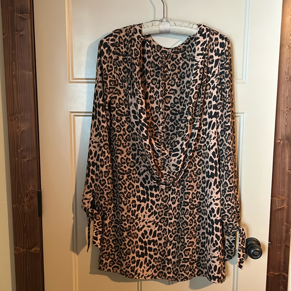 Dress The Population open cowl back dress